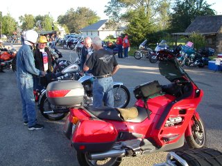 Jeff and I met up in Cassoday for the First Sunday breakfast ride